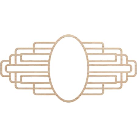 Ekena Millwork Elizabeth Wood Fretwork Pierced Ceiling Medallion, Alder, 26"W x 13"H x 7 1/8"IW x 12 3/8"IH x 3/8"T CMWP26X13X0375EBAL
